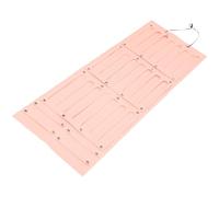SHINEOFI Porte-nœuds pour Cheveux Mural en Feutre Grand Format 38x104 Cm Rose, Organisateur D’accessoires Cheveux pour Filles, Pochette Suspendue Pratique pour Barrettes et Serrage-têtes