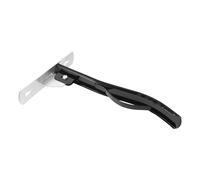 SHINEOFI Porte-Selle Pliable en Métal Noir pour Matériel D'équitation, Support Mural Robuste et Compact, Rangement Stable pour Selles Anglaises et Western - Accessoire Cheval Pratique