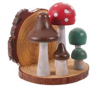 SHINEOFI Porte-Serviettes Papier Thème Forêt Féerique Design Champignon Matériau Compacte pour Cuisine et Salle à Manger