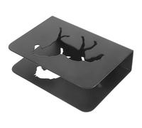 SHINEOFI Porte-Serviettes Vertical en Fer Noir Motif Cheval Support de Serviettes Décoratif Cuisine et Bureau Organisateur Compact pour Hôtel Restaurant et Usage Domestique