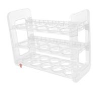 SHINEOFI Porte-œufs Pour Réfrigérateur Casier à Œufs à Couches Support De Stockage Œufs Pour Cuisine