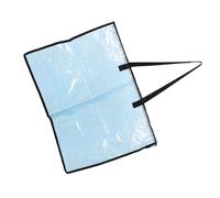 SHINEOFI Portfolio Folder with Handle Transparent Art Storage Bag for Posters and Drawings Portable Organizer for Students and Artists Large Capacity