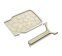 SHINEOFI Pot à Récompenses en Bois Naturel Étoilé - Bocal de Rangement Décoratif pour Bijoux et Petits Objets pour Motivation Scolaire Bricolage DIY et Décoration Intérieure - Présent