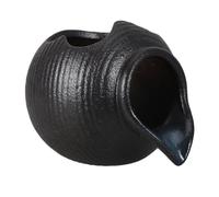 SHINEOFI Pot en Céramique pour Cascade de Jardin avec Circulation d'eau, Design Ouvert, pour Fontaine Intérieure et Plantes Hydroponiques
