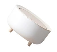 SHINEOFI Poubelle de Bureau Haute avec Pieds Tripodes Mini Conteneur à Déchets en Plastique Résistant 1 Pièce Multifonction pour Bureau et Rangement D’Articles Divers