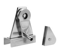 SHINEOFI Poulie De Mât avec Roue De Levage Bidirectionnelle Chariot Rotatif pour Mât Manivelle De Réparation Galet De Poulie Résistant Aux Intempéries