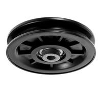 SHINEOFI Poulie de Traction en Plastique Noire pour Machine à Câble Résistance à l'usure et Mouvement Fluide, Accessoire pour Équipement de Fitness et Exercices