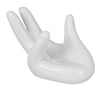 SHINEOFI Présentoir à Bijoux en Céramique pour Main, Accessoire Photographie Bijoux, Support Main Décoratif pour Bagues, Décoration Table Élégante, Accessoire Photo Studio