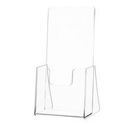 SHINEOFI Présentoir Brochure Acrylique Transparent et pour Bureau et Commerce Support Publicitaire Polyvalent pour Flyers Catalogues et Documents