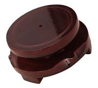 SHINEOFI Présentoir Rotatif en Bois Plateau Rond Robuste, Support Simple pour Mini Vase et Statue, pour Jardin Intérieur ou Salon