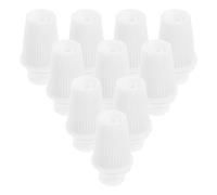 SHINEOFI Presse-étoupes pour câbles d’éclairage M10 en plastique blanc 20PCS, accessoires pour lampes suspendues, anti-glissement, pour professionnels