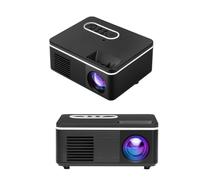 SHINEOFI Projecteur LED Mini Lumens Lecteur Multimédia Domestique Portable pour Usage Personnel Affichage Clair Jour Nuit