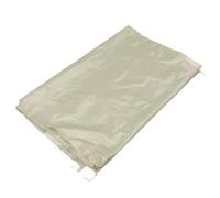 SHINEOFI Protecteur de Rouleau de Bobine, Bâche Blanche 490×96 Cm Étanche, pour Piscine de Jardin et Piscine Enterrée