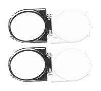 SHINEOFI Protection de Bouton D'alimentation Ascenseur 37 Mm Rond, Cache-boutons PC Transparent, Lot de 2 Double Face Adhésive, Protection Anti-fausses Manœuvres pour Équipements