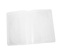 SHINEOFI Protège Cahier Transparent Réutilisable Housse Étanche pour Carnet et Journal Couverture Robuste pour Étudiants Protège Pages Inclus Protection Complète Résistante à Eau