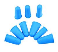 SHINEOFI Protège-Doigts en Silicone Anti-Brûlure Revêtement Antidérapant Lot de 9 set de Manchons Mixte Protection Résistante à L’Usure pour Usage Industriel et Sécurité au Travail