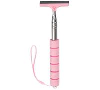 SHINEOFI Raclette Extensible pour Rétroviseur de Voiture Outil de Nettoyage Multifonction en Plastique Rose Essuie-Glace Compact pour Vitres et Pare-Brise Accessoire Automobile Pratique