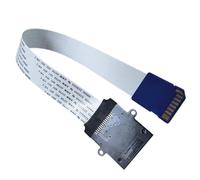 SHINEOFI Rallonge Flexible 25 Cm pour Lecteur de Cartes Mémoire Mâle vers Femelle, Adaptateur Câble Extension Compatible GPS Voiture, Imprimante 3D, Téléviseur - Accessoire Électronique