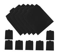 SHINEOFI Rangement CD Spacieux - Étui en Carton Noir avec Pochettes De Remplacement pour CD Et DVD Pochette pour Cartes De Mariage