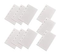 SHINEOFI Recharge Papier M5 pour Classeur à 5 Anneaux - 9 Carnets de 40 Feuilles - Papier Épais Perforé Format M5 - Recharge Cahier pour Usage Scolaire et Professionnel