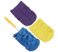 SHINEOFI Recharges de Plumeaux Microfibre Réutilisables pour Meubles et Stores, Lavables avec Poignée, Fibres Douces pour Dépoussiérage la Maison