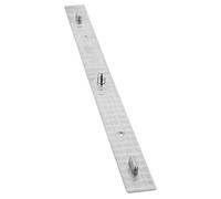 SHINEOFI Règle de Positionnement à 3 Broches en Métal, Fixation Précise du Papier, Portable, pour Artistes et Créateurs en Voyage Extérieur