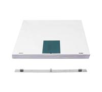 SHINEOFI Règle de Positionnement Métallique à 3 Trous pour Papier à Dessin Animation Fixation Stable, Rigidité Optimale, Accessoire pour Dessin et Caricature