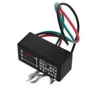 SHINEOFI Relais de Clignotant LED Dop-3x pour Moto et Voiture, Module de Commande Électronique Compact, Compatible Feux Stroboscopiques, Plastique Robuste, Signal Lumineux pour Sécurité