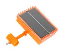 SHINEOFI Repousse-Oiseaux Vocal Solaire pour Jardin et Pelouse, Orange