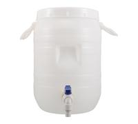 SHINEOFI Réservoir d'eau Extérieur avec Poignée, 10l Plastique Blanc | Bec Verseur Intégré, Couvercle Anti-déversement, Base Stable, Usage pour Plantes D'intérieur et Jardins Protégés