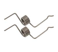 SHINEOFI Ressorts de Porte de Réfrigérateur en Acier Inoxydable 13-106-5 Tours Kit de Réparation 2 Pièces pour Charnière Cadre Vertical Accessoires Électroniques pour Remplacement et