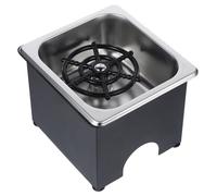 SHINEOFI Rinceur De Verre Acier Inoxydable Pour Bouteilles Et Verres De Bar Nettoyage Rapide Avec Jet Eau Haute Pression Sous Plusieurs Angles