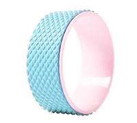 SHINEOFI Roue de Yoga Pilates Bleue EVA ABS pour Échauffement et Sol | Aide à Posture, Soutien du Dos, Cercle D’entraînement, Usage en Pilates, Deux Matériaux Robustes