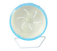SHINEOFI Roue D'écureuil Silencieuse en Plastique 22cm avec Support, Roue pour Animaux de Compagnie Facile à Nettoyer, pour Petits Rongeurs et Écureuils