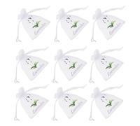 SHINEOFI Sachets Vides en Filet à Cordon pour Lavande 5G 50 Pièces Paquet Respirants Blancs pour Rangement Aromatique Sachets de Thé Filtrants pour Armoires et Tiroirs