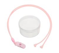 SHINEOFI sangle de maintien pour appareil auditif silicone rose, clips de maintien pour appareils auditifs, all day comfort, secure fit, pour enfants et seniors, à la maison et pour sports