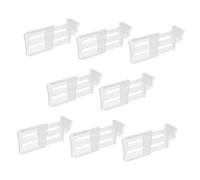 SHINEOFI Séparateur de Porte Latérale pour Réfrigérateur Plaque de Séparation Accessoires de Rangement Cloison Pratique pour Tiroirs et Congélateurs 8 Pièces