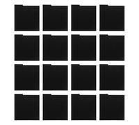 SHINEOFI Séparateurs en PVC Noir 330x317 Mm pour Vinyles et Albums, Intercalaires Réutilisables à Ajustement Universel, Outils d’Organisation pour Albums, Lot de 16