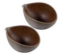 SHINEOFI Set de 2 Tasses à Thé en Céramique Japonaise avec Bec en Aigle, Infuseur Intégré et Couvercle, pour Cérémonies de Thé et Libération Améliorée des Arômes