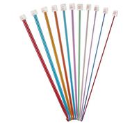 SHINEOFI Set de Crochets à Tricoter Aluminium Oxydé pour Amateurs et Aiguilles Longues et Jumbo pour Pulls Écharpes et Bonnets