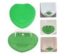 SHINEOFI Set de Urinal Screens Désodorisants pour Hommes Tapis Filtrant Urinoir Parfum Citron Réduit les Odeurs Éclaboussures Compatible Plupart des Urinoirs