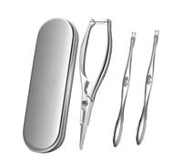 SHINEOFI Set Ustensiles de Cuisine Acier Inoxydable pour Crustacés Pinces et Fourchettes Multifonctions pour Manger Crabe Homard et Fruits de Mer et Antirouille