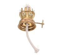 SHINEOFI Socle de Lampe à Pétrole Vintage en Métal Régulateur Compact pour Brûleur de Lampe à Huile en Verre Accessoire de Remplacement à Pétrole Ancienne Compatible Usage Intérieur et
