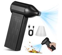 SHINEOFI Souffleur à Air Électrique Portable Vent Puissant Sèche Cheveux Manuel Aspirateur à Main Multifonction pour Voiture et Maison Prolongée et Facile à Transporter