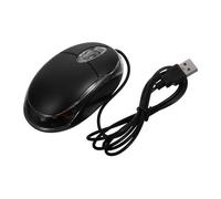 SHINEOFI Souris Optique De Bureau USB Filaire Ergonomique pour Ordinateur Pc Portable, Précision 1000 Dpi, Molette Défilement Ultra-précise, Usage Bureautique, Couleur Noire