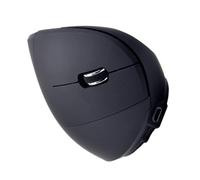 SHINEOFI Souris Verticale Ergonomique sans Fil Confortable Cellules Sèches Modèle Noir