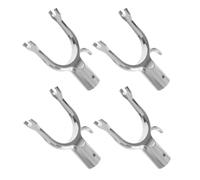 SHINEOFI Soutien des Branches d'arbres fruitiers en Alliage D'aluminium Argenté, Fourchette Robuste, Protection Contre la Charge de Neige, Pack de 4pcs pour Redresser et Grandir