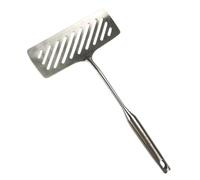 SHINEOFI Spatule Inox pour Poisson et Steak Ustensile de Cuisson Acier Tête Large Lisse Légère et Facile à Manier pour Grillade et Barbecue