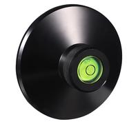 SHINEOFI Stabilisateur de Disque Vinyle en Alliage Métallique Noir Accessoire pour Platine Vinyle Outil D’Équilibrage Léger et Précis Vibrations et Amélioration Sonore