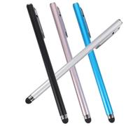 SHINEOFI Stylets Capacitifs pour Tablette Tactile et Téléphone Portable, 4 Pièces, Haute Sensibilité et Écriture Fluide en Métal et Plastique, pour Dessin et Écriture